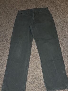 Dickies Men's Straight Jeans in Dark Green